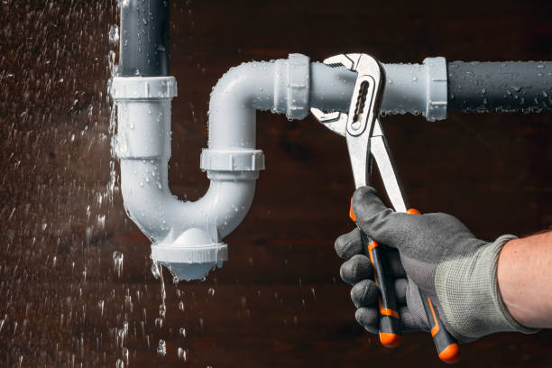 Professional Drain Cleaning technician working in Pana, IL